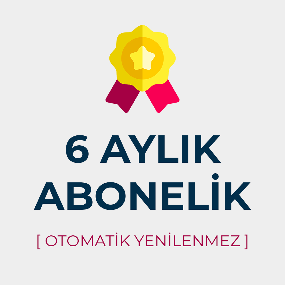 6 Aylık Abonelik 6 Aylık Hizmet Veren Aboneliği - Görsel 1